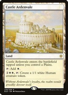 【Foil】(238)■プロモスタンプ付■《アーデンベイル城/Castle Ardenvale》[Pスタンプ_ELD] 土地R