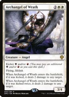 003)□プロモスタンプ付□《怒りの大天使/Archangel of Wrath》[P 