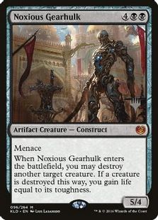 Foil】(096)□プロモスタンプ付□《害悪の機械巨人/Noxious Gearhulk 