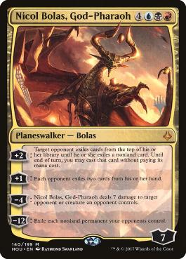 【Foil】《王神、ニコル・ボーラス/Nicol Bolas, God-Pharaoh