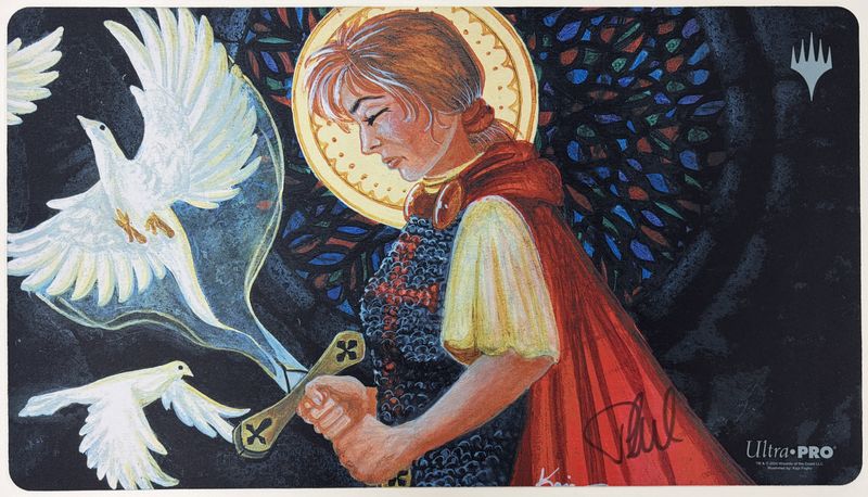 プレイマット：☆直筆サイン入り☆《剣を鍬に/Swords to Plowshares