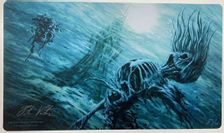 プレイマット：☆直筆サイン入り☆《Lake of the Dead》 by Pete 