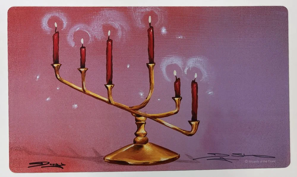 プレイマット：☆直筆サイン入り☆《Candelabra of Tawnos》by Douglas