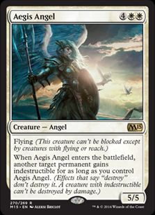 《神盾の天使/Aegis Angel》[M15] 白R