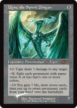 【Foil】■旧枠■《精霊龍、ウギン/Ugin, the Spirit Dragon》(その他プロモ)[流星マーク] 無