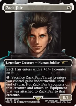 Foil】□ボーダーレス□《ザックス・フェア/Zack Fair》(その他プロモ