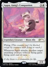 【Foil】《アンの親友、アッパ/Appa, Aang's Companion》(リセールプロモ)[流星マーク] 白