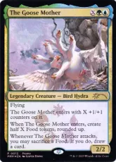 【Foil】《ガチョウの母/The Goose Mother》(リセールプロモ)[流星マーク] 金
