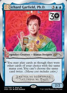 《Richard Garfield, Ph.D.》(30周年記念)[流星マーク] 青