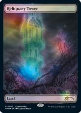 【Foil】■ボーダーレス■《聖遺の塔/Reliquary Tower》(コマンドフェスト) [流星マーク]土地