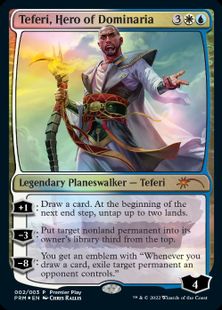 Foil】《ドミナリアの英雄、テフェリー/Teferi, Hero of Dominaria 