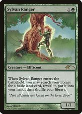 【Foil】《森のレインジャー/Sylvan Ranger》(ゲートウェイ)[流星マーク] 緑C
