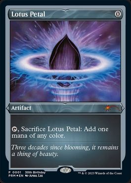 hauori_mtg【Foil】水蓮の花びらLotusPetal MPS マスターピース