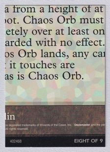 Ultra Pro Puzzle Cards《Chaos Orb》(8/9)(その他プロモ) | 日本最大 