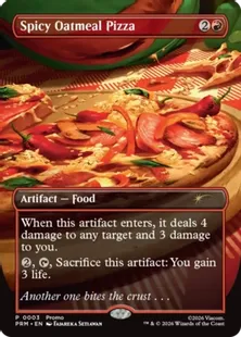 □ボーダーレス□《ピリ辛オートミールピザ/Spicy Oatmeal Pizza
