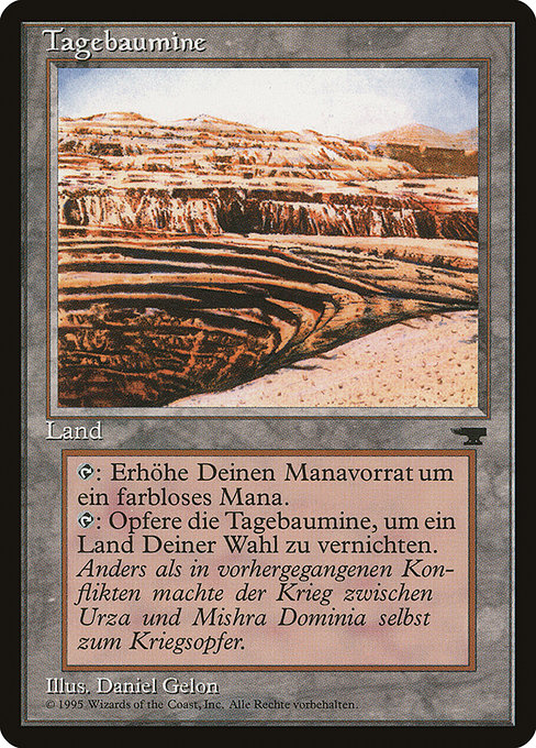 美品 PSA7】露天鉱床/Strip Mine Tower [ATQ] - マジック：ザ