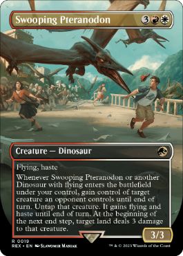 (019)■ボーダーレス■《急襲するプテラノドン/Swooping Pteranodon》[REX] 金R