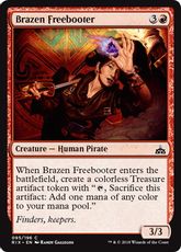 【Foil】《鉄面連合の掠め取り/Brazen Freebooter》[RIX] 赤C