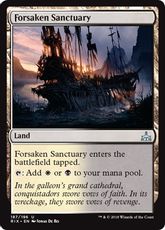 【Foil】《放棄された聖域/Forsaken Sanctuary》[RIX] 土地U