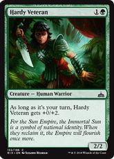 【Foil】《屈強な古参兵/Hardy Veteran》[RIX] 緑C