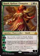 【Foil】《光輝の勇者、ファートリ/Huatli, Radiant Champion》[RIX] 金R