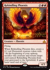 【Foil】《再燃するフェニックス/Rekindling Phoenix》[RIX] 赤R