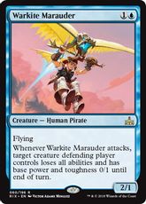 【Foil】■プレリリース■《戦凧の匪賊/Warkite Marauder》[RIX-PRE] 青R