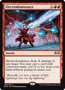 【Foil】《雷電支配/Electrodominance》[RNA] 赤R