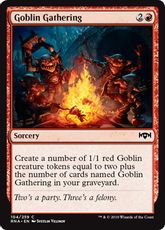 《ゴブリンの集会/Goblin Gathering》[RNA] 赤C