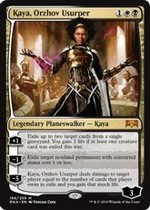 【Foil】《オルゾフの簒奪者、ケイヤ/Kaya, Orzhov Usurper》[RNA] 金R