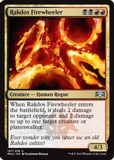 《ラクドスの火輪使い/Rakdos Firewheeler》[RNA] 金U