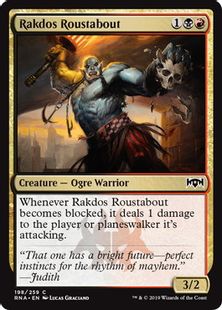 《ラクドスの人足/Rakdos Roustabout》[RNA] 金C