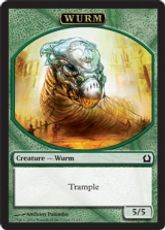 (011)《ワームトークン/Wurm Token》[RTR] 緑