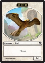 (001)《鳥トークン/Bird token》[RTR] 白
