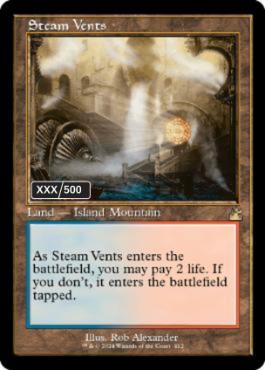 《蒸気孔/Steam Vents》[GPT] 土地R | 日本最大級 MTG通販サイト 