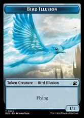 (005)《鳥・イリュージョントークン/Bird Illusion Token》[RVR] 青