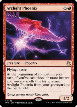 【Foil】(100)《弧光のフェニックス/Arclight Phoenix》[RVR] 赤R
