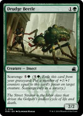 (136)《蠢く甲虫/Drudge Beetle》[RVR] 緑C