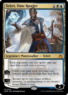 (232)《時を解す者、テフェリー/Teferi, Time Raveler》[RVR] 金R