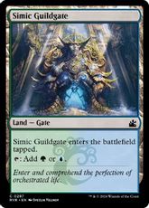 【Foil】(287)《シミックのギルド門/Simic Guildgate》[RVR] 土地C