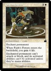 【Foil】(307)■旧枠■《信仰の足枷/Faith's Fetters》[RVR] 白C