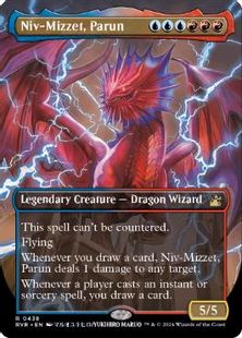 【Foil】(438)■ボーダーレス■《パルン、ニヴ＝ミゼット/Niv-Mizzet, Parun》[RVR] 金R