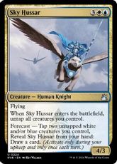 【Foil】(224)《空の軽騎兵/Sky Hussar》[RVR] 金U