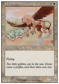 《野生のグリフィン/Wild Griffin》[S00] 白C