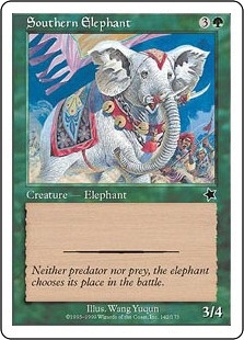 《南蛮の象/Southern Elephant》[S99] 緑C