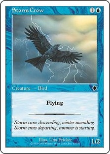 《嵐雲のカラス/Storm Crow》[S99] 青C