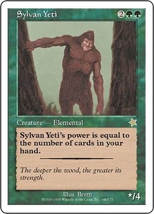 《森イエティ/Sylvan Yeti》[S99] 緑R