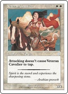 《歴戦の騎兵/Veteran Cavalier》[S99] 白U