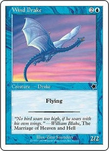 《風のドレイク/Wind Drake》[S99] 青C