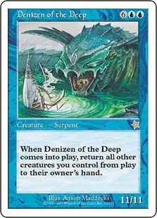 《深海の生息者/Denizen of the Deep》[S99] 青R